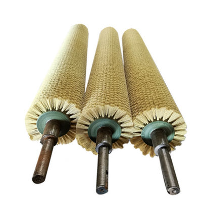 Sisal Cleaning Brush Roller Industrial Machinery Derusting Brush Roller