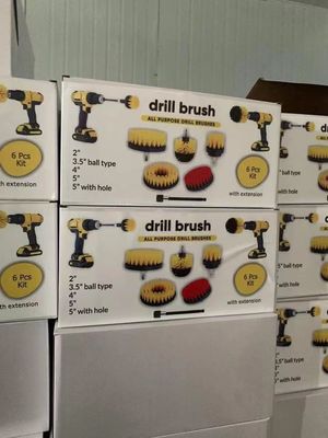 4inch Electric Drill Cleaning Scrubber Brush For Cleaning Car Wheel Or Bathroom Floor