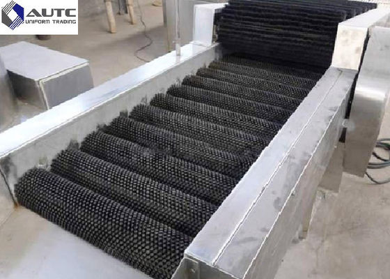 Food Grade Industrial Cleaning Brushes , Cylinder Brush Soft Nylon PP Bristles