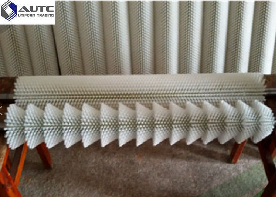 Food Grade Industrial Cleaning Brushes , Cylinder Brush Soft Nylon PP Bristles