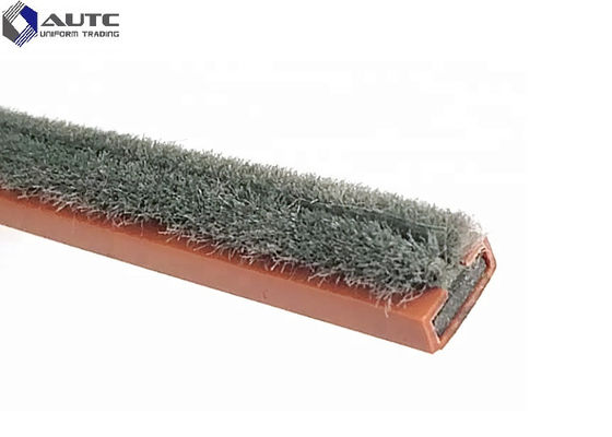 Customized Metal Channel Strip Brushes Self Adhesive Fire Door Intumescent Seal