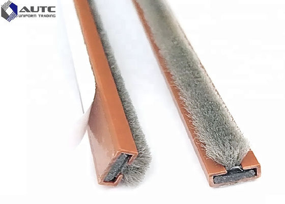 Customized Metal Channel Strip Brushes Self Adhesive Fire Door Intumescent Seal