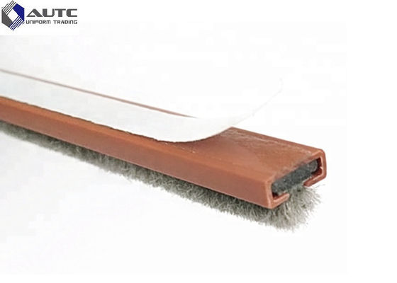 Customized Metal Channel Strip Brushes Self Adhesive Fire Door Intumescent Seal