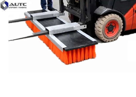Floor Forklift Brush Sweeper Industrial Warehouses High Density Easy Installation
