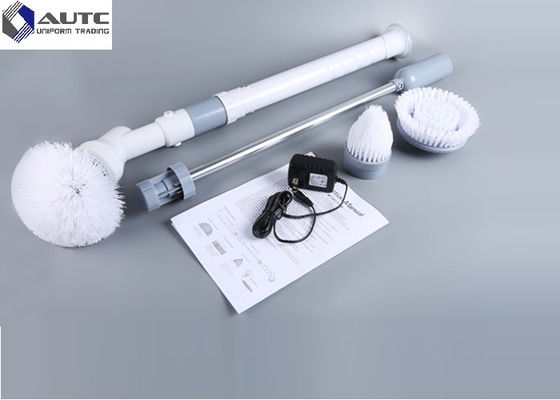 Handheld Electric Cleaning Brush , ABS Spin Kitchen Cleaning Brush For Pots Pans Sinks