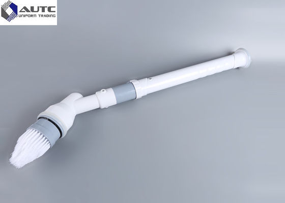 Handheld Electric Cleaning Brush , ABS Spin Kitchen Cleaning Brush For Pots Pans Sinks