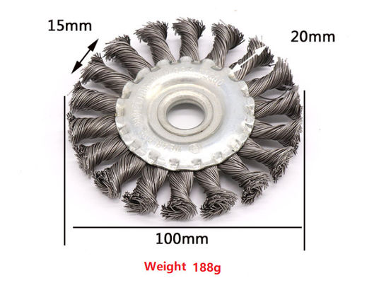 Parallel Stainless Steel Wire Wheel Grinding Brush Angle Grinder Root Carving Deburring Metal Derusting Flat Wire Brush