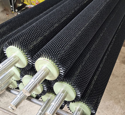 Sisal Cleaning Brush Roller Industrial Machinery Derusting Brush Roller