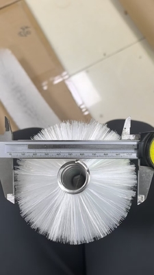 Spazzole a spirale di nylon rotondo per la macinazione o la lucidatura di capsule