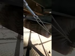 Sgombero a cintura non azionato per miniere di carbone OEM Roller di spazzola passivo personalizzabile